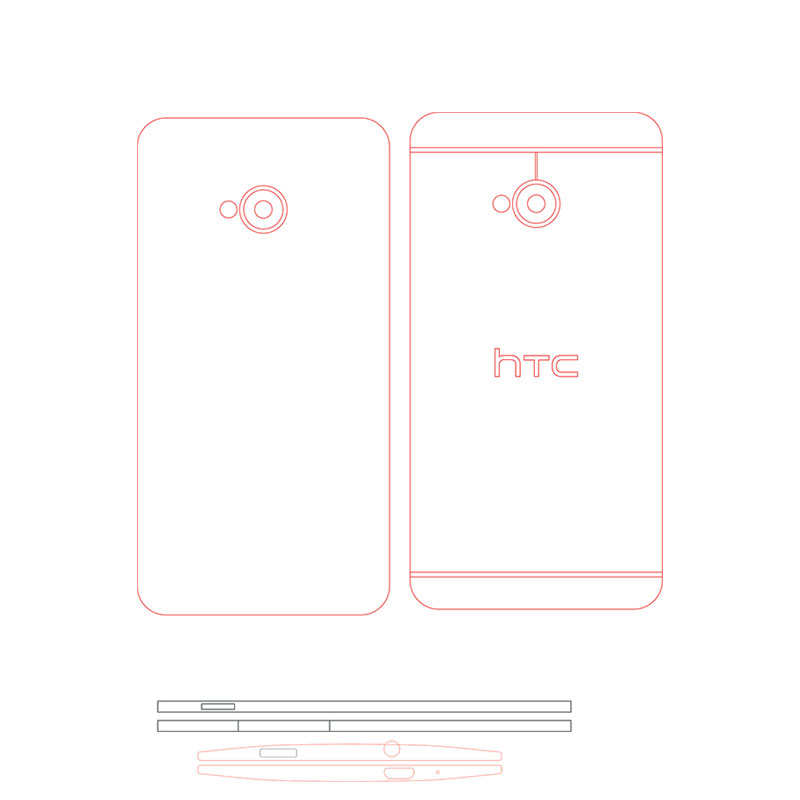 File cắt Corel điện thoại HTC One M7